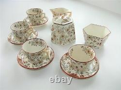 Ridgways Stoke on Trent Persia Child's Tea Set 11 pieces Lovely Antique 1880s