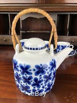 Rorstrand Mon Amie Vintage Mid-Century China Sweden Tea Pot Set Sugar Creamer
