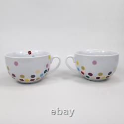 Rosanna Rainbow Polka Dot Tea Pot and Cup Set 4 Cups & Lid