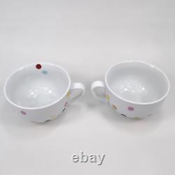 Rosanna Rainbow Polka Dot Tea Pot and Cup Set 4 Cups & Lid