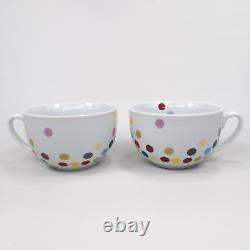 Rosanna Rainbow Polka Dot Tea Pot and Cup Set 4 Cups & Lid