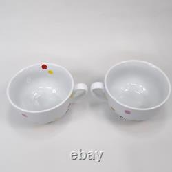 Rosanna Rainbow Polka Dot Tea Pot and Cup Set 4 Cups & Lid