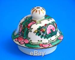 Rose Medallion TEA SET Vintage Chinese MARKED porcelain 1950's 1960's CHINA