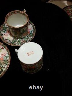 Rose Medallion Tea Set 16 pieces