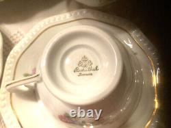Rosenthal Bavaria GERMANY Gold Rose Teapot CupSaucer Sugar Creamer XTRAS 34pc