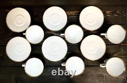 Rosenthal Continental Gold Banded Mid-Century Modern Coffee Tea 41pc Set For 12