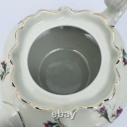 Rosenthal Moss Rose Tea Pot Creamer Sugar Lot Tea Service Excellent
