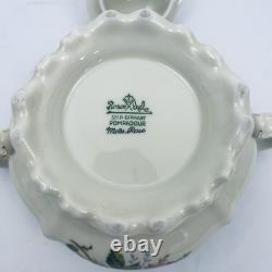 Rosenthal Moss Rose Tea Pot Creamer Sugar Lot Tea Service Excellent