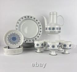 Rosenthal Tea Set Tapio Wirkkala Ice Blossom 5 Cups Luncheon Plate Pot Saucer