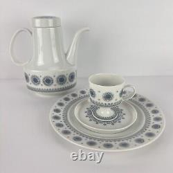 Rosenthal Tea Set Tapio Wirkkala Ice Blossom 5 Cups Luncheon Plate Pot Saucer