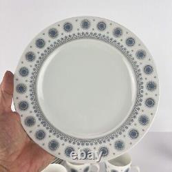 Rosenthal Tea Set Tapio Wirkkala Ice Blossom 5 Cups Luncheon Plate Pot Saucer