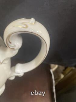 Rosenthal Tea-set moss rose pompador ivory china coffee teapot sugar Creamer set