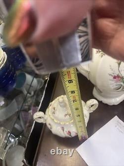 Rosenthal Tea-set moss rose pompador ivory china coffee teapot sugar Creamer set