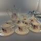 Roses Coffee Tea Pot Sugar Bowl/lid, Creamer, 6 Teacups/saucers Set Poland China