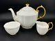 Royal Albert 3 Piece Tea Set Large Teapot Creamer Sugar Bowl Bone China England