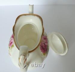 Royal Albert American Beauty Bone China Teapot Milk Jug Sugar Bowl Set