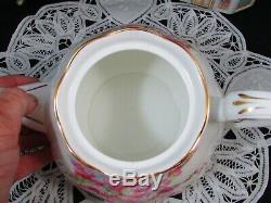 Royal Albert Blossom Time Large 6 Cup Teapot Creamer Sugar Tray