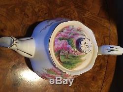 Royal Albert Blossom Time Teapot with cream and sugar set- England