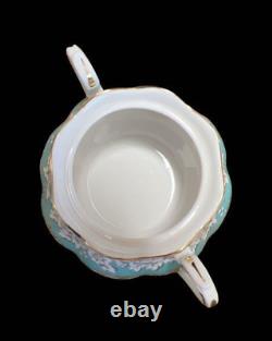 Royal Albert Bone China Enchantment Teapot, Sugar Pot, Creamer 3 set