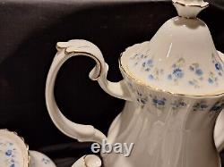Royal Albert Bone China Memory Lane Coffee Pot Teapot Covered Sugar Trivet Exc