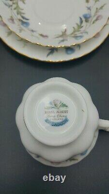 Royal Albert Brigadoon Tea Set for 6 with Teapot (1-1/2 pint)-Excellent
