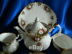 Royal Albert Celebration COMPLETE TEA SET teapot, cups etc 22 pieces