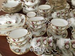 Royal Albert' Celebration' Tea Set And Tableware English Bone China