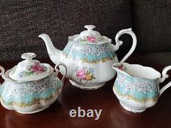 Royal Albert Enchantment Teapot Sugar Pot Cream Pot Set of 3