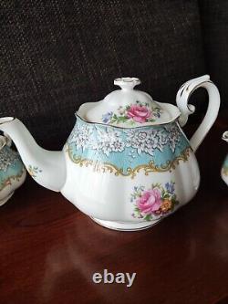 Royal Albert Enchantment Teapot Sugar Pot Cream Pot Set of 3