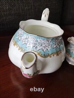 Royal Albert Enchantment Teapot Sugar Pot Cream Pot Set of 3