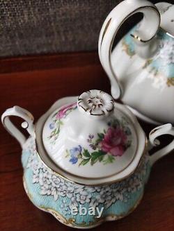 Royal Albert Enchantment Teapot Sugar Pot Cream Pot Set of 3