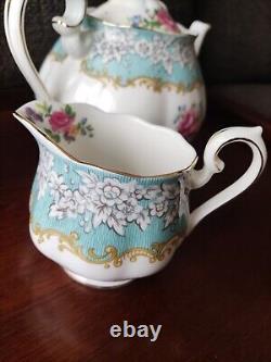 Royal Albert Enchantment Teapot Sugar Pot Cream Pot Set of 3