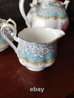 Royal Albert Enchantment Teapot Sugar Pot Cream Pot Set of 3