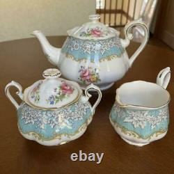 Royal Albert Enchantment Teapot creamer Sugar Pot 3 set made in England