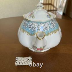 Royal Albert Enchantment Teapot creamer Sugar Pot 3 set made in England