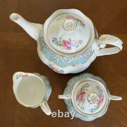 Royal Albert Enchantment Teapot creamer Sugar Pot 3 set made in England