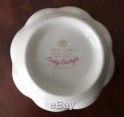 Royal Albert Lady Carlyle Bone China 5 Pc Teapot Set- Excellent