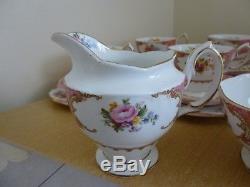 Royal Albert Lady Carlyle Tea Set 23 Pieces inc Tea Pot 1st Quality