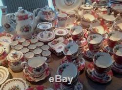 Royal Albert' Lady Carlyle' Tea Set & Tableware English Bone China