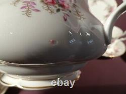 Royal Albert Lavender Rose Pattern, Tea Set For Four, Includes Teapot