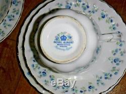 Royal Albert Memory Lane 21 Piece Tea Set Inc Teapot 1st Excellent