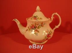 Royal Albert Moss Rose, 22 Piece Tea Set, Includes Large Teapot