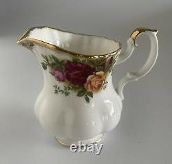 Royal Albert OLD COUNTRY ROSES Tea Set Teapot Creamer Sugar Bowl Platter 1962