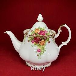 Royal Albert Old Country Roses 23 Pc Tea Set Teapot, 6x Cup Trios England