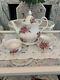 Royal Albert Prairie Rose Tea Set/teapot, Tea Tile & Creamer & Open Sugar (sale)