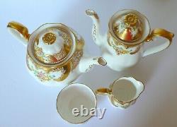 Royal Albert ROYALTY Teapot Coffee Pot Cups Saucers Plates Set