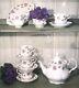 Royal Albert Sweet Violets Tea Set 13 Piece Excellent With Teapot