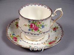 Royal Albert Tea Coffee Set Teapot Creamer Sugar Bowl Bone China Petit Point