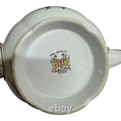 Royal Bayreuth Tea Pot Set SERVICE FOR 6 Teal Tulip Germany US Zone 15 Pc. 1950s