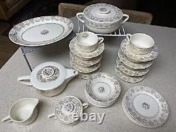 Royal China Co. Del Mar Lace 40 Piece China Tea Set (RARE TEA POT)